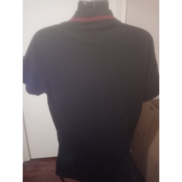 Polo Ralph Lauren Mens XL Custom Fit Polo Shirt Black Red Big Pony #8 - Picture 5 of 12